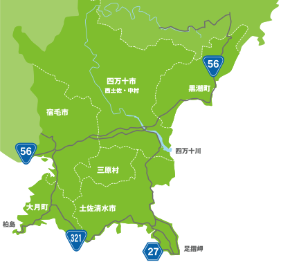 宿泊情報サイト紹介用エリア別マップ